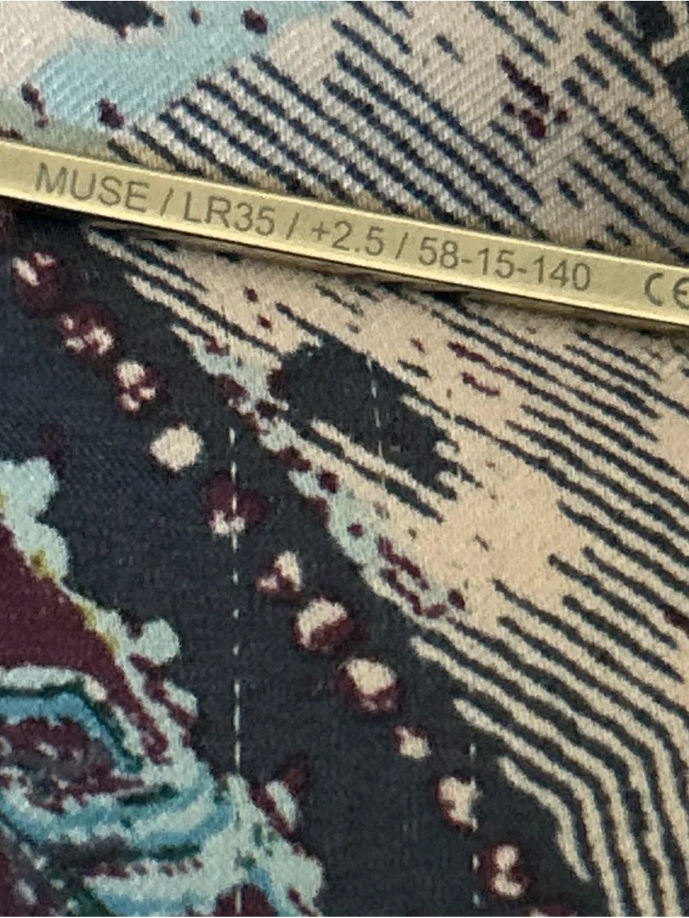 Look Optic MuseReader Glasses LR35 Silver +250 58-15-140 EUC - Picture 6 of 12